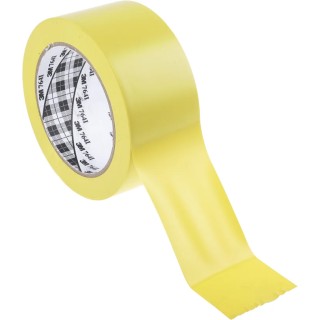 3M Yellow Vinyl Lane Marking Tape 50mm Width 33m Length 0.13mm Thickness 764
