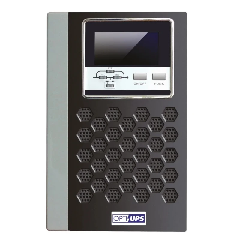 OPTI Uninterruptible Power Supply 176V AC to 288V AC Input, 1000 VA, 900 W, Stand Alone, 6-minute Backup, 4 Outlets DS1000I