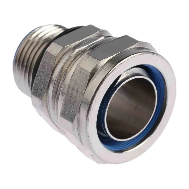 Adaptaflex Nickel Plated Brass Conduit Fitting 20 mm Nominal Size M20 Thread IP65 Rated 7TCA296020R0159 SP20/M20/M
