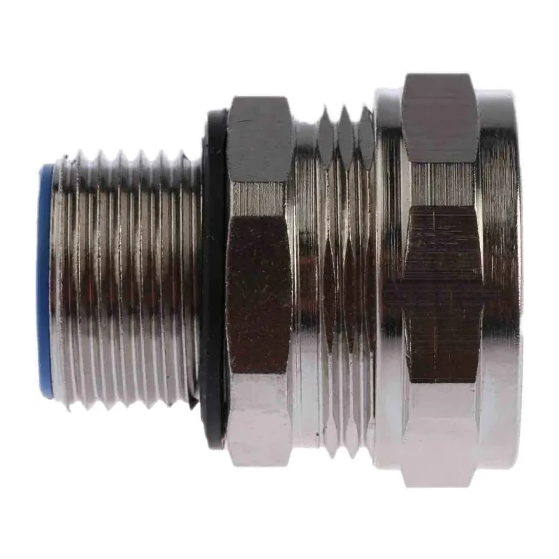 Adaptaflex Nickel Plated Brass Conduit Fitting 20 mm Nominal Size M20 Thread IP65 Rated 7TCA296020R0159 SP20/M20/M