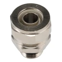 Adaptaflex Nickel Plated Brass Conduit Fitting 12 mm Nominal Size PG9 Thread IP65 Rated 7TCA296020R0071 SP12/PG9/M