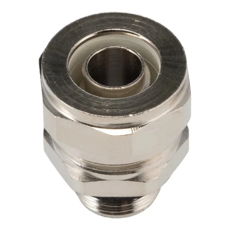 Adaptaflex Nickel Plated Brass Conduit Fitting 12 mm Nominal Size PG9 Thread IP65 Rated 7TCA296020R0071 SP12/PG9/M