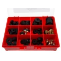 RS PRO Washer & Seal Kit with 83 Assorted Rubber Washers in 12 Compartment Plastic Carry Case 400-8301