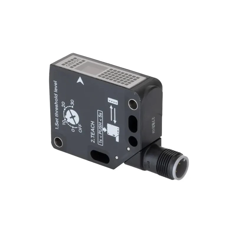 Omron Retroreflective Photoelectric Sensor Block Sensor 0 → 4.5 m Detection Range PNP Output IP67 IP69K E3S-DBP21