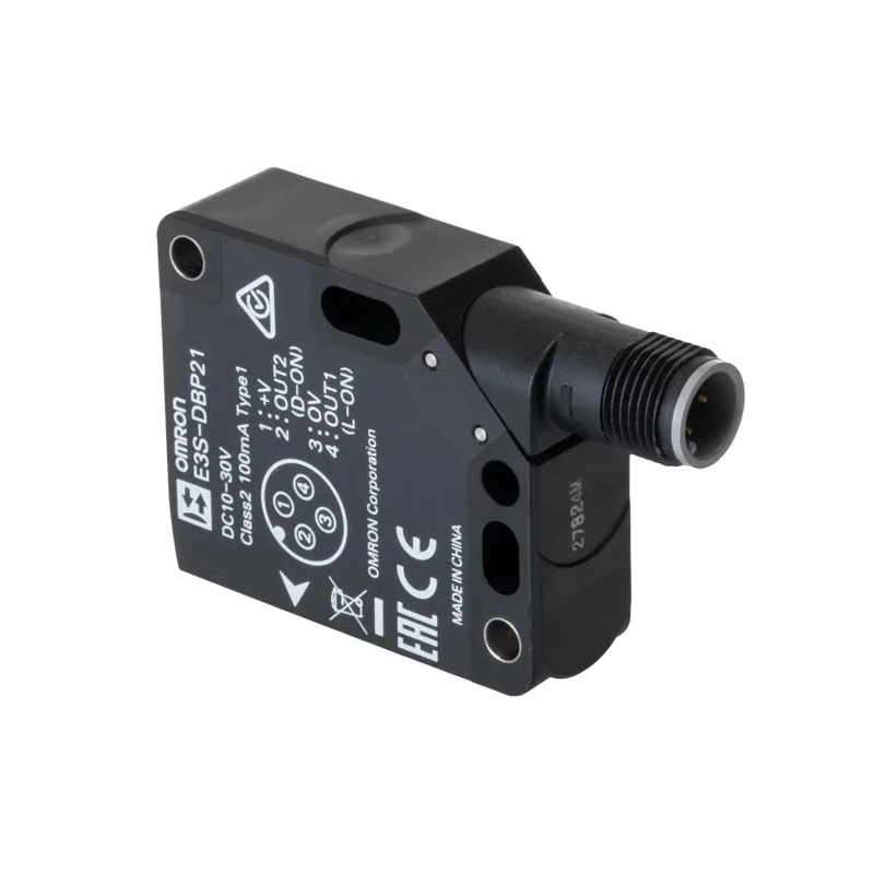 Omron Retroreflective Photoelectric Sensor Block Sensor 0 → 4.5 m Detection Range PNP Output IP67 IP69K E3S-DBP21