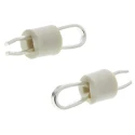 Keystone 1.6 mm White Insulated Terminal Post UL Standard 8.1 mm Height 5012
