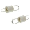 Keystone 1.6 mm White Insulated Terminal Post UL Standard 8.1 mm Height 5012