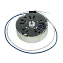 Crouzet Counter Clockwise AC Synchronous Motor 0.16 W 1 Phase 10-Pole 230V Fixing Hole Mounting 82340195