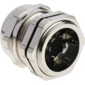 RS PRO Metallic Nickel Plated Brass Cable Gland, M32 Thread, 15 mm Minimum Cable Diameter, 22 mm Maximum Cable 835-4125