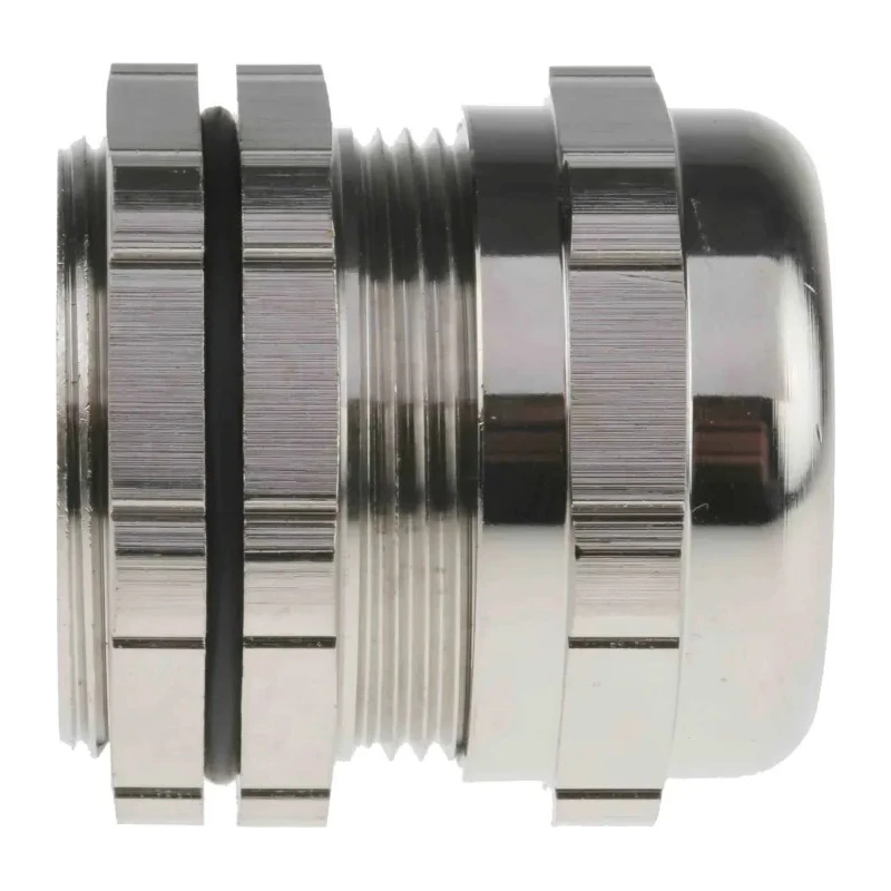RS PRO Metallic Nickel Plated Brass Cable Gland, M32 Thread, 15 mm Minimum Cable Diameter, 22 mm Maximum Cable 835-4125