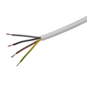 RS PRO 4 Core 2.5mm² Power Cable White Thermoplastic Sheath 500V 70°C 100m 836-0757