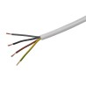 RS PRO 4 Core 2.5mm² Power Cable White Thermoplastic Sheath 500V 70°C 100m 836-0757