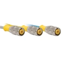 Turck Female 4 Way M12 to Male M12 Sensor Actuator Cable 3 m, PVC Jacket, IP68 IP69K RK 4.4T-3-RS 4.4T