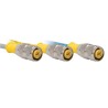 Turck Female 4 Way M12 to Male M12 Sensor Actuator Cable 3 m, PVC Jacket, IP68 IP69K RK 4.4T-3-RS 4.4T