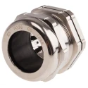 RS PRO Metallic Nickel Plated Brass Cable Gland, PG36 Thread, 22 mm Min. - 32 mm Max. Cable Diameter, IP68, Locknut 835-4100