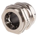 RS PRO Metallic Nickel Plated Brass Cable Gland, PG36 Thread, 22 mm Min. - 32 mm Max. Cable Diameter, IP68, Locknut 835-4100