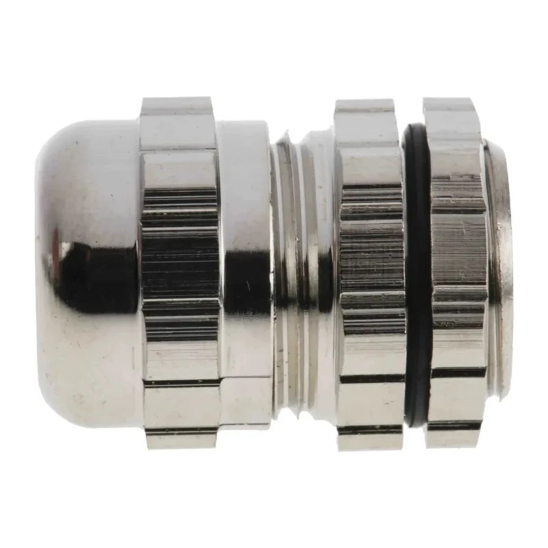 RS PRO Metallic Nickel Plated Brass Cable Gland M16 Thread 4 mm Min 8 mm Max IP68 835-4119