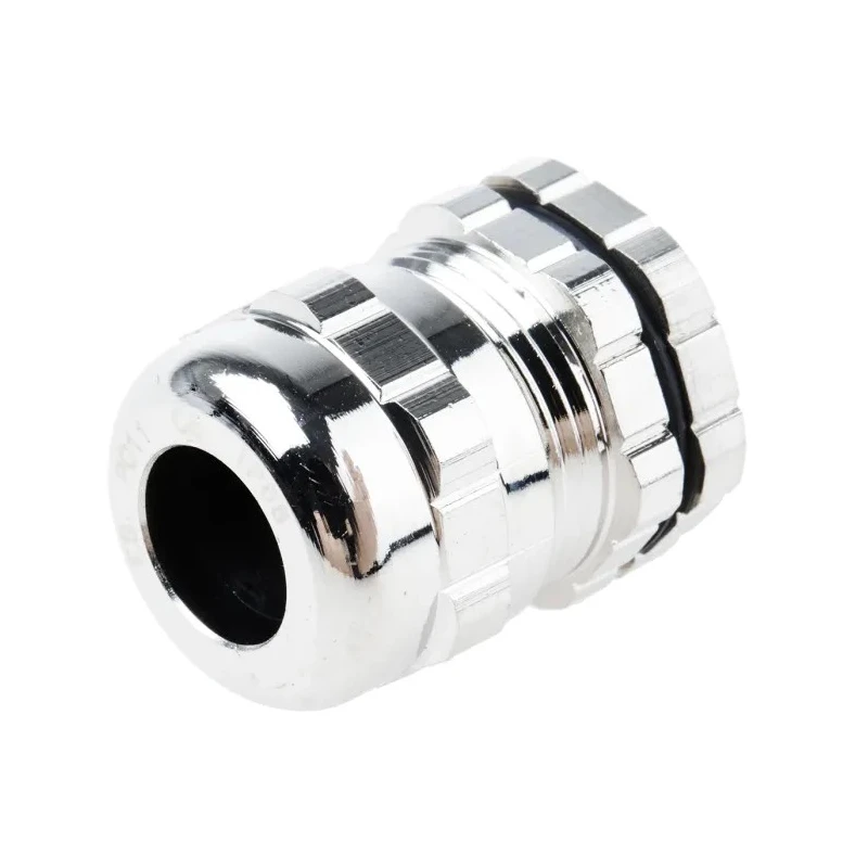 Alpha Wire Metallic Nickel Plated Brass Cable Gland PG11 Thread 5 mm Min. 10 mm Max. IP68 835-4096