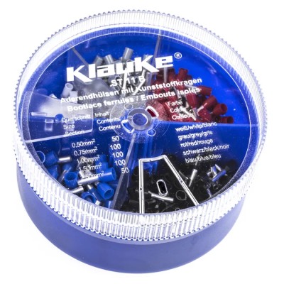 Klauke Bootlace Ferrule Assorted Terminal Boxes Crimp Terminal Kit ST11B
