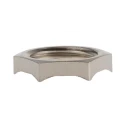 Lapp Silver Nickel Plated Brass Cable Gland Locknut M16 Thread 52103310