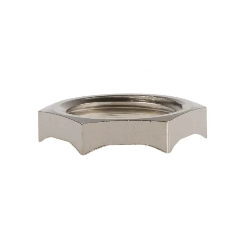 Lapp Silver Nickel Plated Brass Cable Gland Locknut M16 Thread 52103310