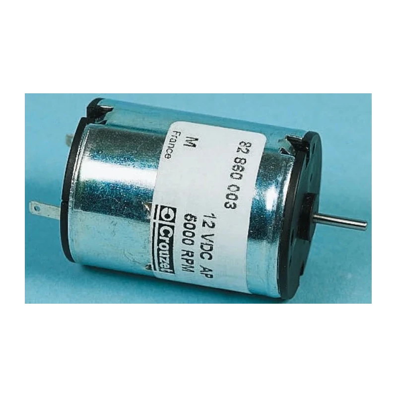 Crouzet Brushed DC Motor, 3W, 30V DC, 4.5V DC, 7.7mNm Torque, 3700 RPM, 2mm Shaft Diameter 82860003