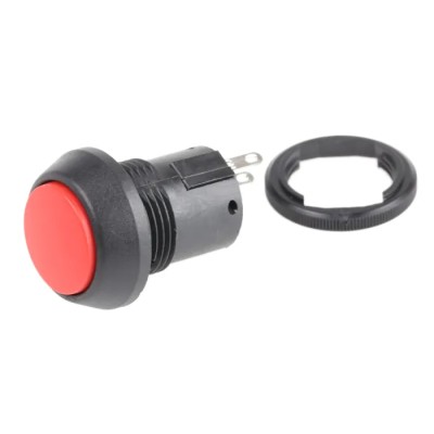 ITW Switches 76-97 Series Push Button Switch, Latching, Panel Mount, 22 mm Cutout, SPDT, IP67, 10A 250V AC 76-9712/439088R