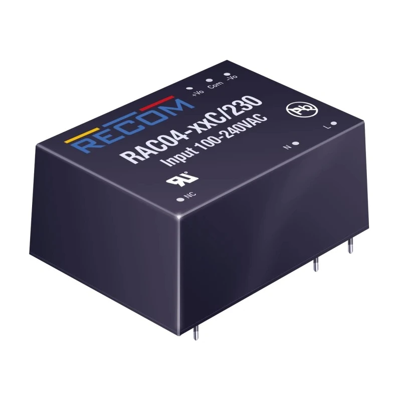 Recom Switching Power Supply 12V DC, 4W, 305V AC, PCB Mount, RAC04-12SC/230
