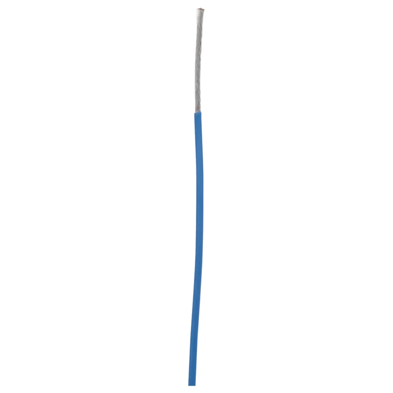 RS PRO Blue 0.34 mm² Hook Up Wire 22 AWG 19/0.15 mm Core Strands 100 m Polytetrafluoroethylene 841-7282