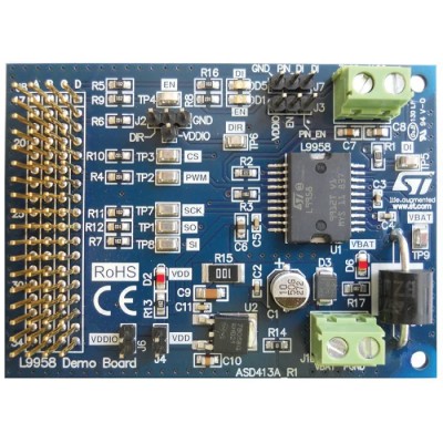 STMicroelectronics Evaluation Board Motor Driver for L9958 SPI Controlled H-Bridge with Wide 4V to 28V Supply EVAL-L9958