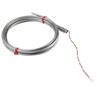 RS PRO Type K Mineral Insulated Thermocouple Stainless Steel Probe 3 mm Diameter 2 m Length 1100 °C Maximum 847-1150