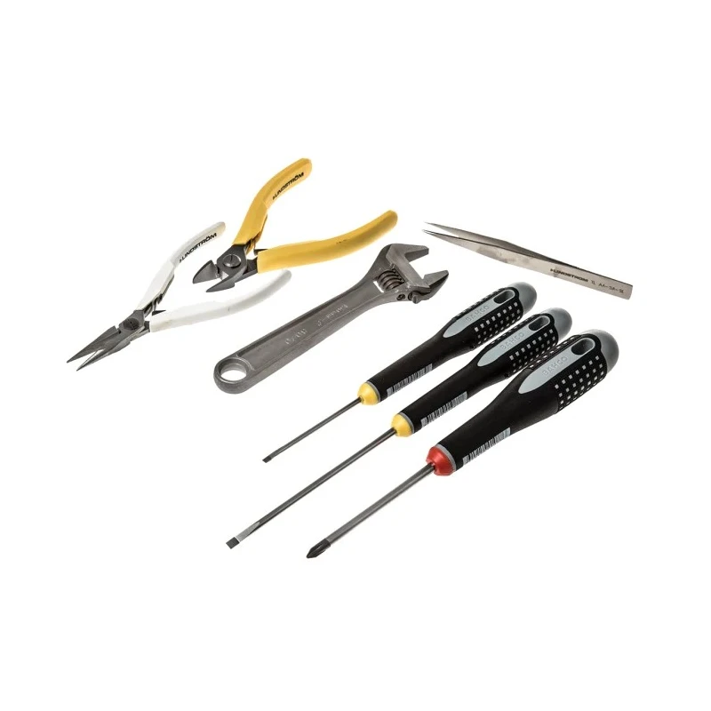 Lindstrom 8 Piece Electronics Tool Kit with Pouch 9848