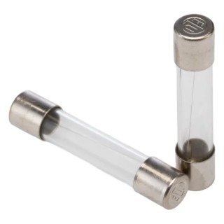 SIBA 500mA T Glass Cartridge Fuse 6.3 x 32 mm 250V AC Time Lag Low Breaking Capacity 70-059-61/0.5A