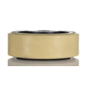 Revvo Polyurethane Trolley Wheel 150mm Diameter 50mm Width Cast Iron Hub Plain Bore 25mm Bore Diameter 55mm Bore 420-8911