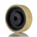 Revvo Polyurethane Trolley Wheel 150mm Diameter 50mm Width Cast Iron Hub Plain Bore 25mm Bore Diameter 55mm Bore 420-8911