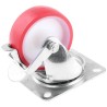 Flexello Braked Swivel Castor 200 kg Load Capacity 100 mm Polyurethane Wheel 420-3499
