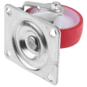 Flexello Braked Swivel Castor 200 kg Load Capacity 100 mm Polyurethane Wheel 420-3499