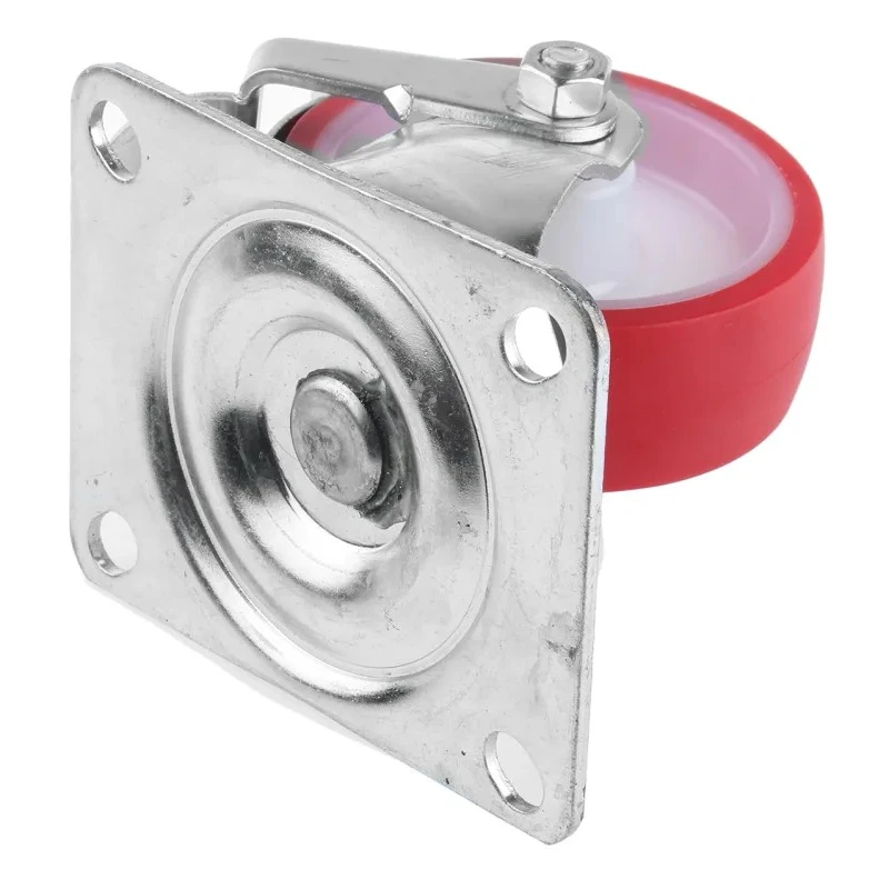Flexello Braked Swivel Castor 200 kg Load Capacity 100 mm Polyurethane Wheel 420-3499
