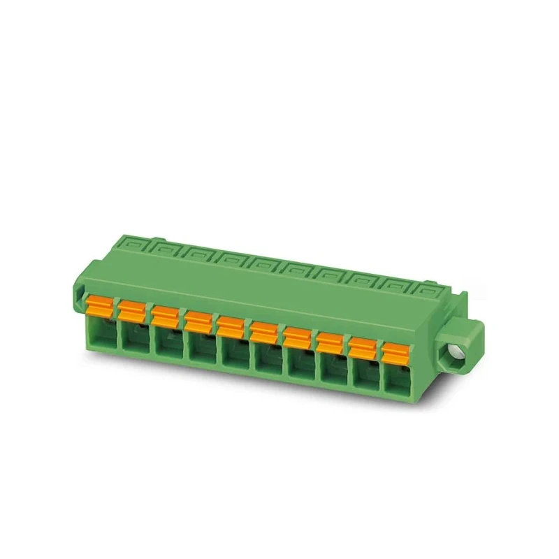 Phoenix Contact FKCN 2.5/2-STF-5.08 Series Pluggable Terminal Block, 2-Contact, 5.08 mm Pitch, 12 A, Polyamide 1754791