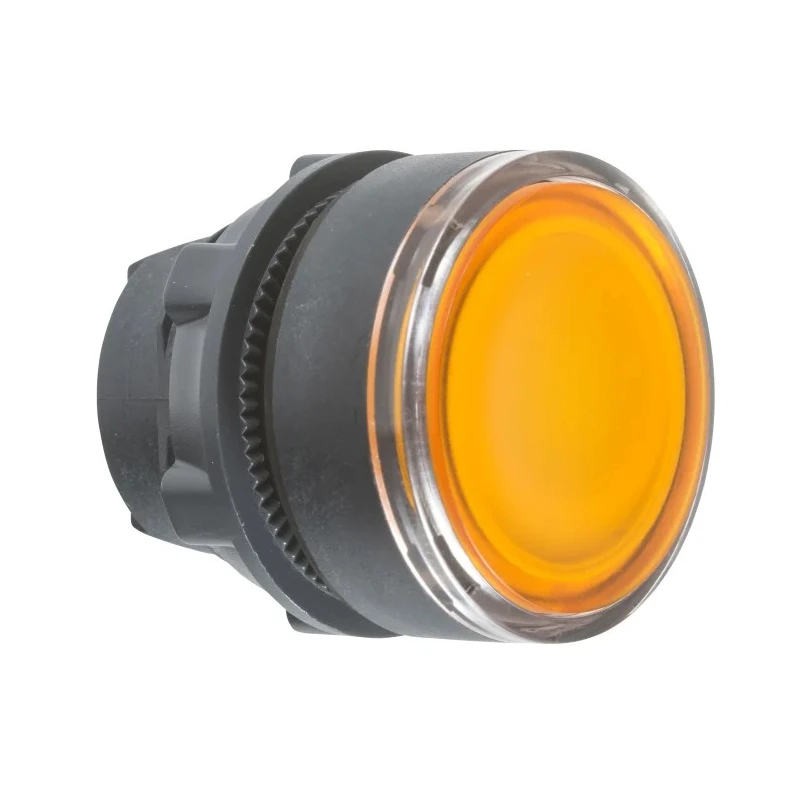 Schneider Electric Harmony XB5 Series Orange Momentary Round Push Button Head, 22 mm Cutout Diameter, IP67 IP69K IP66 ZB5AW35