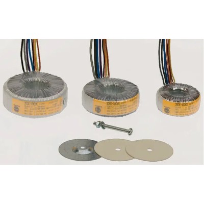 Nuvotem Talema Toroidal Transformer 230 V ac Primary, 2 x 50 V ac Secondary, 6.25 A, 625 VA, Model 92441-P2S2
