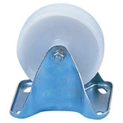 Flexello Fixed Castor, Nylon Wheel, 230 kg Load Capacity, 100 mm Diameter, 32 mm Width, 125 mm Overall Height, Model 420-3461