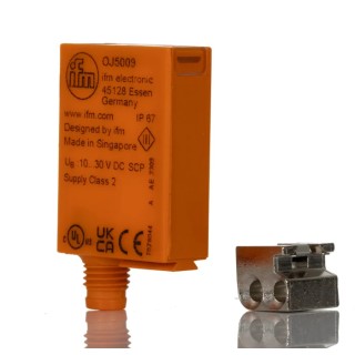 ifm electronic Through Beam Photoelectric Sensor, Block Style, 10 m Detection Range, PNP Output, IP67 Protection OJ5009