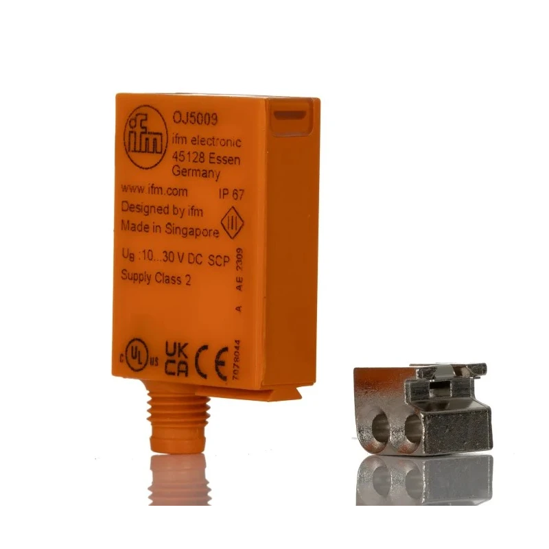 ifm electronic Through Beam Photoelectric Sensor, Block Style, 10 m Detection Range, PNP Output, IP67 Protection OJ5009