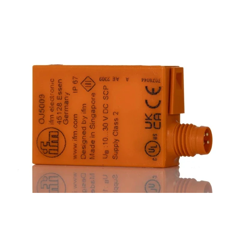 ifm electronic Through Beam Photoelectric Sensor, Block Style, 10 m Detection Range, PNP Output, IP67 Protection OJ5009
