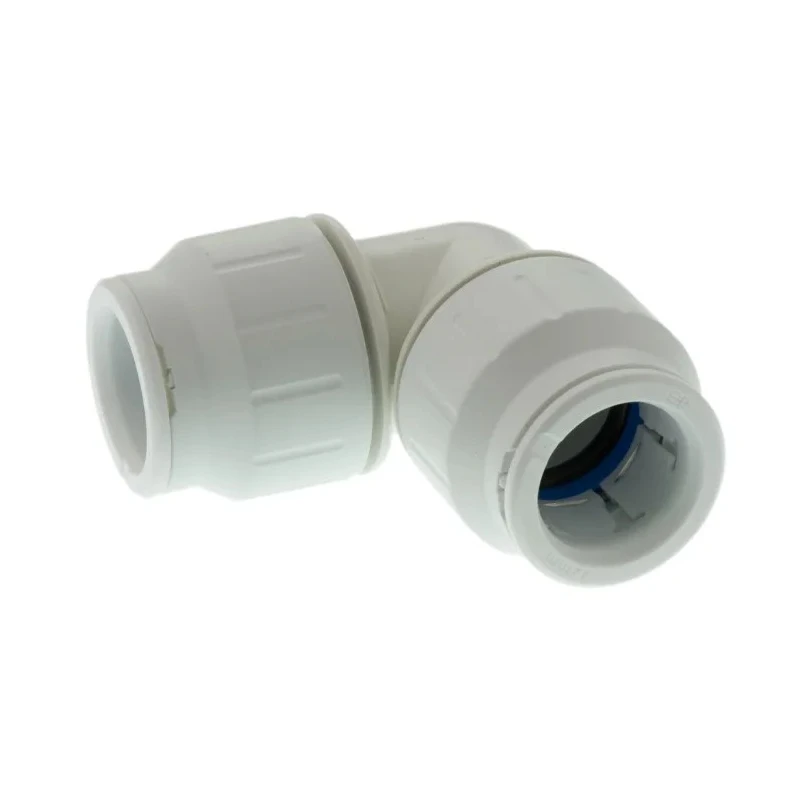 John Guest Plastic Pipe Fitting 90° Elbow Acetal Material Maximum Operating Pressure 12 bar PEM0322W
