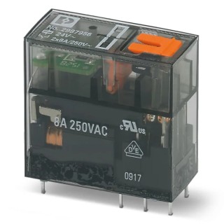 Phoenix Contact Power Relay 24V AC Coil 16A Switching Current DPDT 2987956