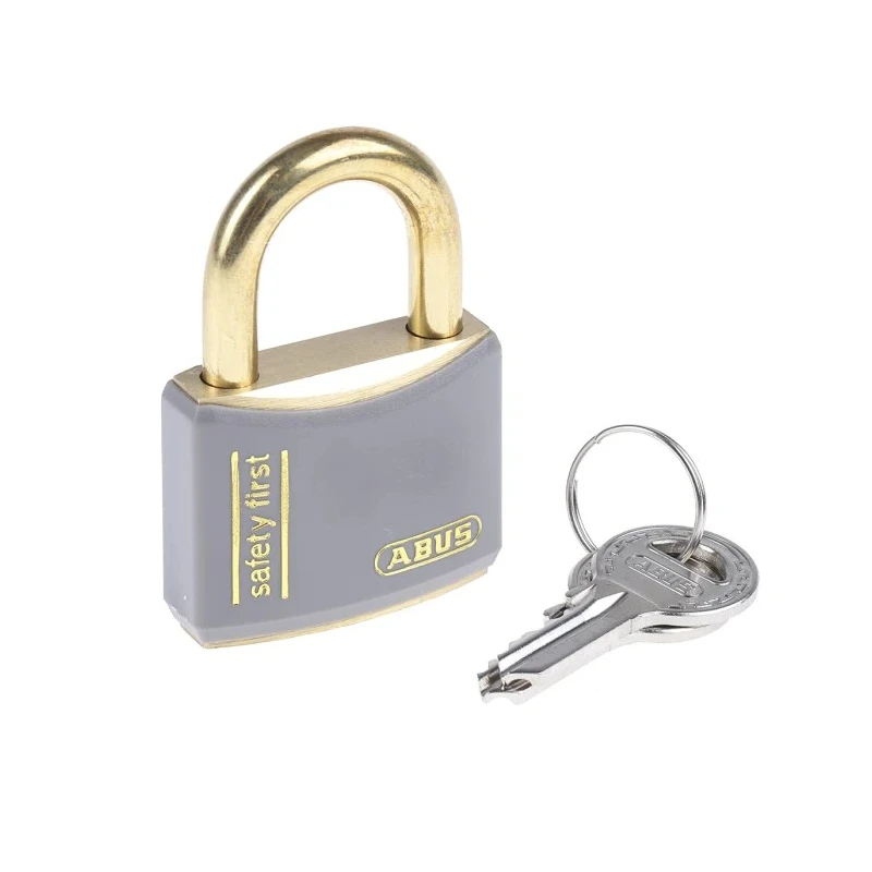 ABUS Keyed Brass Weatherproof Safety Padlock, 6.5 mm Shackle Diameter, 40mm Body Width XR0084T40KA5