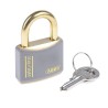 ABUS Keyed Brass Weatherproof Safety Padlock, 6.5 mm Shackle Diameter, 40mm Body Width XR0084T40KA5