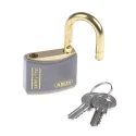 ABUS Keyed Brass Weatherproof Safety Padlock, 6.5 mm Shackle Diameter, 40mm Body Width XR0084T40KA5